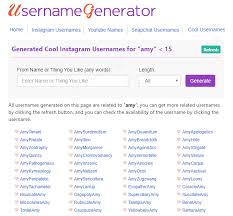 10 best insram username generator