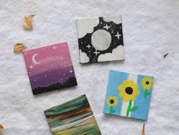 10 cute mini canvas painting ideas for