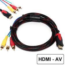 Cáp nối HDMI ra AV 3 đầu hoa sen