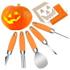 upgraded 5 pcs pumpkin carving kit for