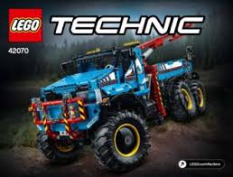 Lego 42070 technic 6x6 all terrain tow truck complete with box and manual. 42070 Lego Technic 6 6 All Terrain Tow Truck Allrad Abschleppwagen Klickbricks