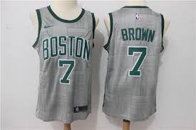 Get all the very best boston celtics jerseys you will find online at www.nbastore.eu. Nike Nba Boston Celtics 7 Jaylen Brown Jersey 2017 18 New Season City Edition Gray Jersey