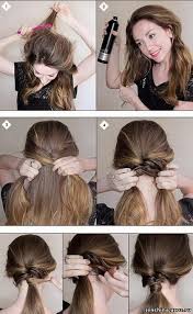 Long hair is most beautiful in curly downdos and all kinds of updos. Simple Updo Hairstyles For Long Hair