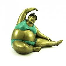 China Good Poses Woman Bronze