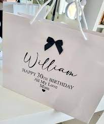 personalised birthday gift bags luxury