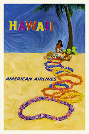 Vintage Travel Poster Hawaii