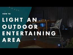 Outdoor Entertainment Area Lighting