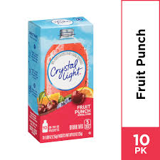 Crystal Light Sugar Free Fruit Punch Powdered Drink Mix 10