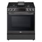 6.3 cu ft. Smart Gas Slide-in Range with Wi-Fi, Air Fry and InstaView in Black Stainless Steel LSGL6335D LG