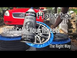 How To Spray Paint Wheels With