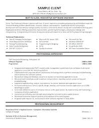 Sample Resume With Experience Resume Format For Experienced Web