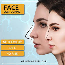 face contouring procedure result