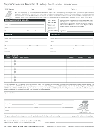 028 Free Bill Of Lading Template Large Imposing Ideas
