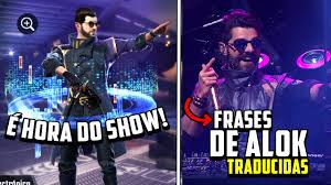 This game is available on any android phone above version 4.0 and on ios up to 50 players can be included in free fire. Esto Es Lo Que Realmente Dice El Nuevo Personaje De Freefire Alok Portugues A Espanol Deivfg Youtube