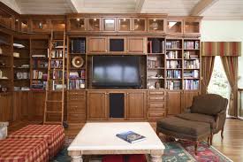 Traditional Style Library Wall Unit
