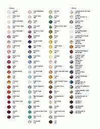Swarovski Color Charts Sparkleez Crystals