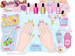 nail art salon play now for