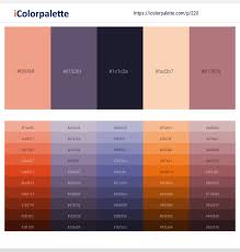 Orange and peach sunset inspired color palette. 1 Latest Color Schemes With Smoky And Apricot Peach Color Tone Combinations 2021 Icolorpalette
