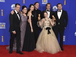 in hollywood wins golden globe