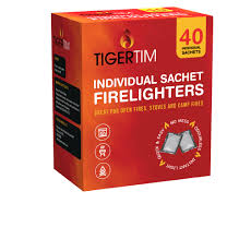 tiger tim ind wrapped firelighters box18