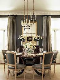 grey dining room