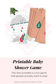 printable baby shower game idea free