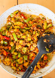 healthy ground beef and vegetable