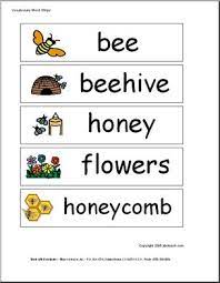 word wall bees pictures abcteach