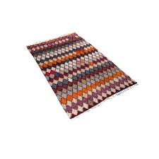 berber carpet in colorful diamond