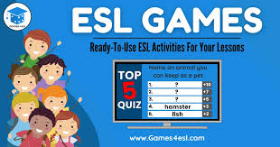 100 esl games ready to use games to