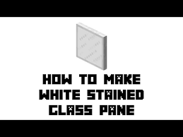 White Stained Glass Pane