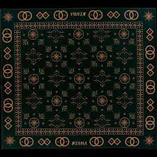tama tdror drum rug oriental pattern
