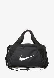 brasilia duffel sports bag black white