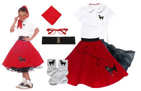 poodle skirt outfit small child 4