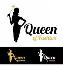 Women that stands out from the crowd with unique and good taste. Queen Fashion Logo Design Royalty Free Vector Image