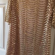 Gold Sequin Dress Xl Nwt