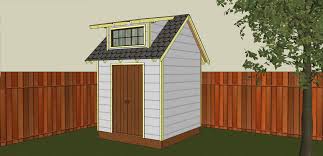 8 X 8 Ft Garden Tool Shed With Eave