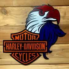 Harley Davidson Eagle Wall Art