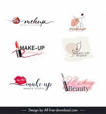 makeup beauty studio logo handrawn