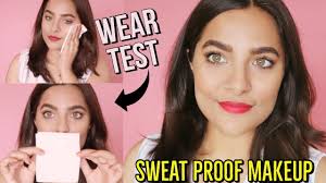 oily skin makeup tutorial sweat proof