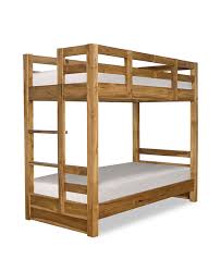 lamario teak double decker bunk bed