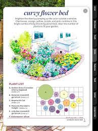 Flower Bed Plan Cottage Garden Design