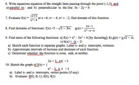 Write Equations Of The Straight Lines