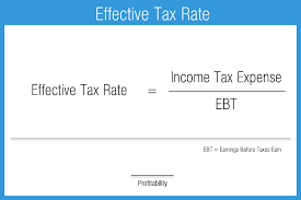 effective tax rate accounting play
