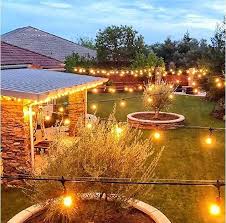 Led Outdoor String Lights 15m 15 Bulbs