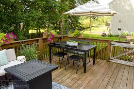 small deck decorating ideas our deck