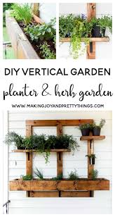 Diy Vertical Herb Garden Planter