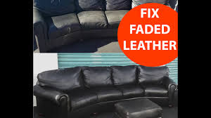 how to repair faded leather quick and