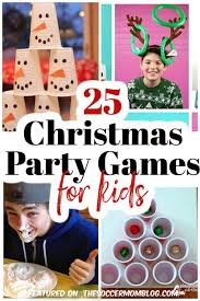 25 kids christmas party games for kids