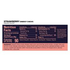 gu energy chews strawberry with
